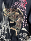 Vintage Koi Fish Embroidered Track Jacket (XL)