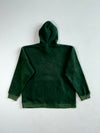 Vintage 90s Gap Athletic Forest Green Fleece Arch Logo Hoodie (M)