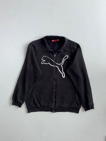 Y2K Puma Big Cat Outline Zip Track Jacket (S)