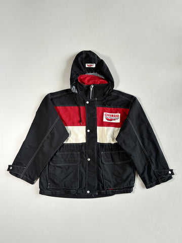 Team Yamaha Racing Hooded Jacket – Black/Red/White (XL)