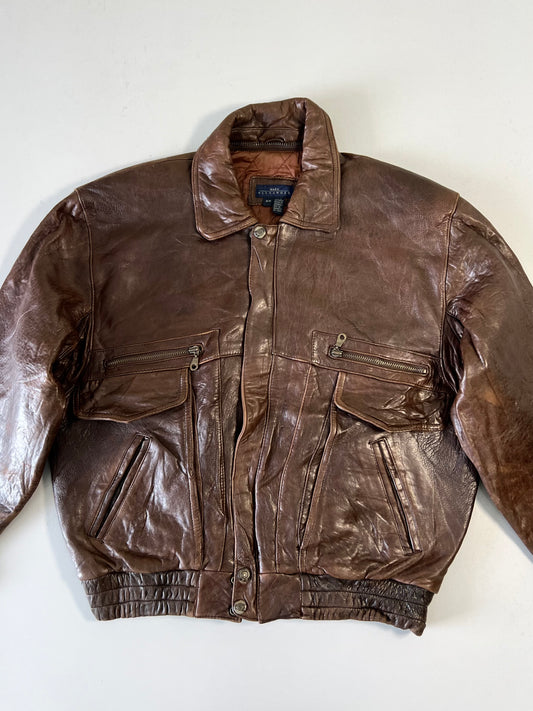 ZSuper Premium Original Leather (RARE) (Designer) Jacket (L/Xl)