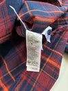 Levi’s Red & Navy Plaid Flannel Shirt(Xl)
