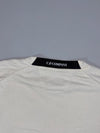 C.P. Company Garment-Dyed Lens Crewneck Sweatshirt – Off-White/Cream (M)