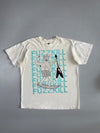 Fuzzkill | Surf Rock Graphic Band Tee | Off-White (L)