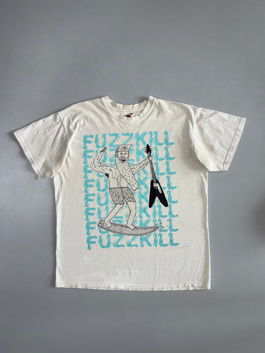 Fuzzkill | Surf Rock Graphic Band Tee | Off-White (L)