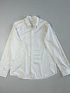 Raymond Custom Tailoring White Oxford Button-Down Shirt Chest Pocket. (L)
