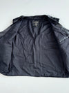 Vintage K'era Black Leather Zip-Up Utility Vest (XL)