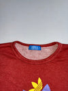 Adidas Originals | Rust Red Trefoil Graphic Crewneck | (S)