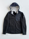 Spyder Black Knit Fleece Jacket with Sherpa-Lined Hood (L)