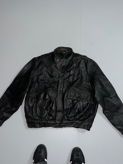 ZSuper Rare Original Leather Jacket (Many hidden pockets) (L)