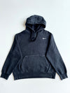 Nike Black Embroidered Swoosh Pullover Hoodie – Essential Fleece (XL)