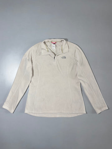 The North Face Quarter Zip Fleece Cream (M)