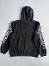 Dungeon” Tribal Graphic Print Embroidered Hoodie Black (M/L)