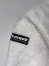 Le Coq Sportif Sherpa Fleece Half-Zip Anorak – White/Tan, Hooded, (M)