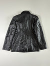 Wilsons Leather Pelle Studio Black Collared Zip-Up Jacket Women’s– Size (S)