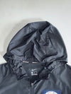 Nike Running Windbreaker Jacket – Black Static Swoosh Graphic (XL)