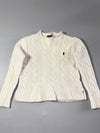 Polo Ralph Lauren Cream Cable Knit Mock Neck Sweater Women’s (XXS)