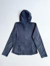 The North Face Women's Navy Fleece Full-Zip Hoodie – (XS)
