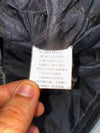 Vera Pelle Trussardi Black Leather Jacket —lCombipel Genuine Leather (L)