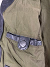 Daytona 73 Black Leather Café Racer Jacket – Quilted Shoulders & Moto Patches (S)