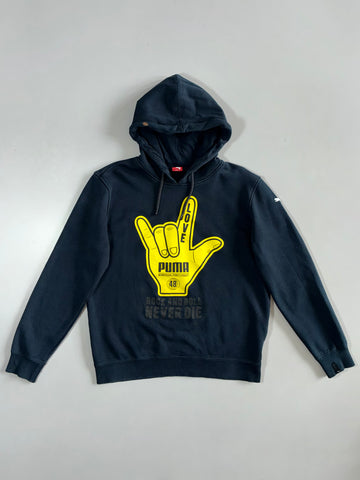 Puma “Rock and Roll Never Die” Graphic Hoodie (M)