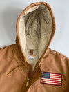 Carhartt WIP Original Active Hooded Hard Cotton Heavy Jacket (XL/2XL)