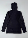Spyder Black Knit Fleece Full-Zip Hoodie with Sleeve Spell-Out (S)