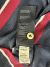 Tommy Hilfiger | Striped Pique Polo Navy Maroon (XL)