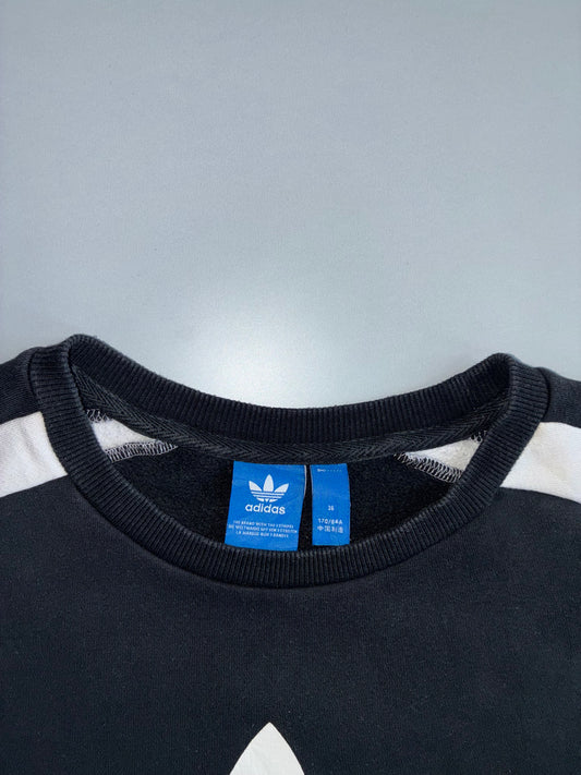 Adidas Originals | Trefoil “Three Stripes” Hockey-Stripe Crewneck (M)