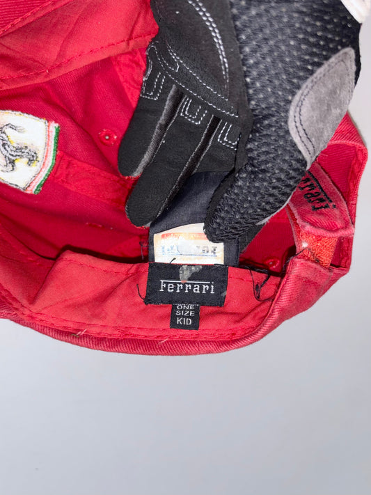 Ferrari Scuderia | Shield Logo Italian Flag Brim | Baseball Cap | Adjustable