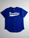 Made in USA Majestic Brooklyn Dodgers Mesh Baseball Jersey – Royal Blue (XL)