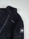 New Balance Sherpa Fleece Zip-Up Jacket – Black (XL)