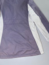 Columbia | Purple & White Colorblock Hooded Rain Jacket Women's | (M)