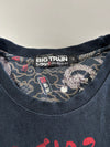 Big Train Osaka Daigensui Myōō Embroidered Japanese Long Sleeve Tee (L)