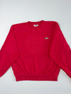 Vintage Chemise Lacoste Made in France Red Crewneck Sweatshirt (M)