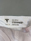 Tesla Motors Red T Logo Embroidered White Cap – Official Merch (Adjustable)