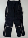 Vintage Engelbert Strauss Black Reflective Cargo Work Pants (W:28) (L:39)