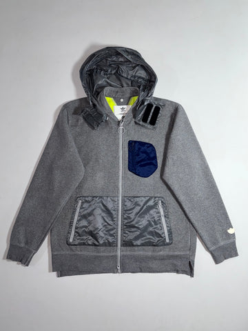 Adidas Originals x Kazuki Kuraishi LXXXIV Lab Grey Nanosphere Zip Hoodie (L)