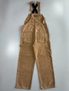 Vintage Dickies Tan Canvas Bib Overalls (Full L:65| Pant - W:36 |L:43)