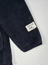Vintage The North Face Black Fleece Zip-Up Jacket (S)