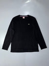 Lacoste Live Long Sleeve Tee – Black, (L)