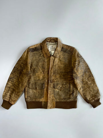 New Order Premium Original Leather Jacket (XS)