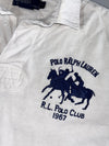 Polo Ralph Lauren White Embroidered Long Sleeve Rugby Shirt  Size (M)