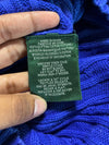 Lauren Ralph Lauren Royal Blue Cable Knit V-Neck Cotton Sweater Women’s (S)