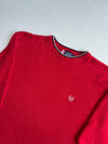 Chaps Red Cotton Knit Crewneck Sweater – (2XL)