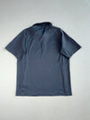 Vintage Adidas Grey Climalite Rugby Polo Shirt (L)