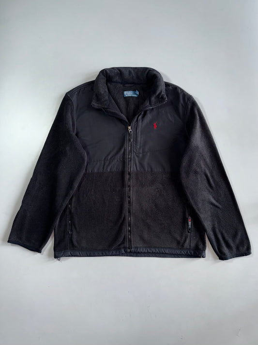 Polo Ralph Lauren Premium Fleece Jacket With Hidden Collar Cap (L/XL)