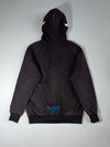 Vintage Reputation Black Lightning Shark Full Zip Hoodie (M)