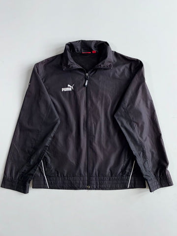 Puma Black Nylon Track Jacket(S)