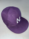 N.Two Purple “N.” Fitted Baseball Cap  (56cm)